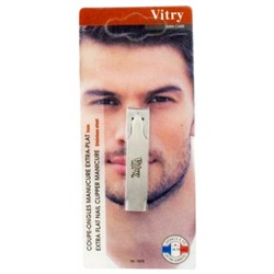 Vitry Men Care Coupe-Ongles Manucure Extra-Plat Inox