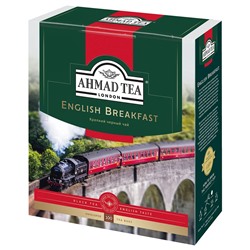 Чай в пакетиках черный Ahmad Tea English Breakfast, 100шт