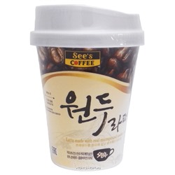 Корейский кофе Бинс Латте See's Coffee, Корея, 25 г Акция