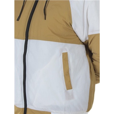 H-702 MUSTARD/WHITE Куртка демисезонная X.P.FEICHI