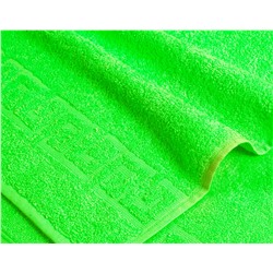 Светло-зеленое махровое полотенце(А)