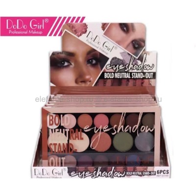 Палетка теней DoDo Girl Bold Neutral Stand Out Eye Shadow 24 colors