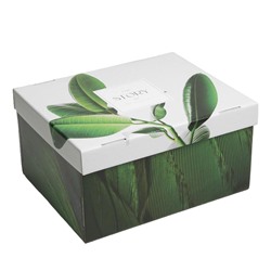Коробка подарочная складная «Листья», 31,2 х 25,6 х 16,1 см
