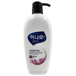 Восстанавливающий шампунь для волос с кондиционером 2 в 1 Hanaro Plus Damage Care, Корея, 680 мл Акция