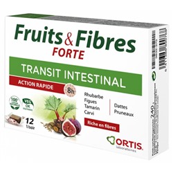 Ortis Fruits and Fibres Forte Transit Intestinal 12 Cubes ? M?cher