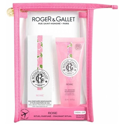 Roger and Gallet Rose Eau Parfum?e Bienfaisante 30 ml + Gel Douche Bienfaisant 50 ml Offert