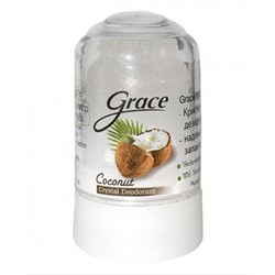 Кристаллический натуральный антибактериальный дезодорант Грейс - Кокос, 70 гр