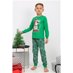 Детская пижама с брюками Чудо Зеленый
