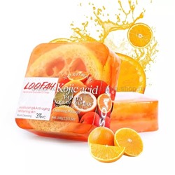 Мыло ручной работы LOOFAN Kojic Acid Papaya Soap 100g (106)