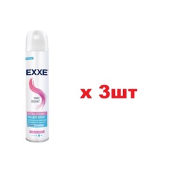 EXXE Лак для волос 300мл EXTRA STRONG экстрасильная фиксация 3шт