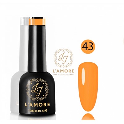 Гель лак для ногтей Luxury L’AMORE FASHION 12мл тон 43