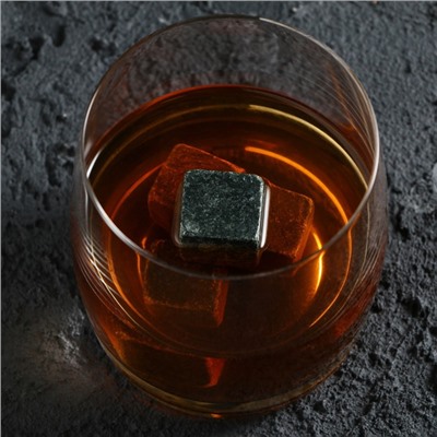 Камни для виски в деревянной шкатулке «В поиске приключений», 4 шт