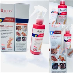 Отшелушивающий спрей для ног Rako Foot Exfoliator Vitamin E 150мл