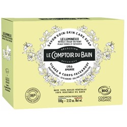 Le Comptoir du Bain Savon Soin Le Lumineux Visage and Corps Bio 100 g