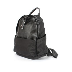 Рюкзак жен текстиль Migo-6731,  1отд,  3внут+4внеш/ карм,  черный 256103