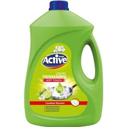 "ACTIVE" Гель-концентрат для мытья посуды (3500мл) "Лайм и цветы", Green.4