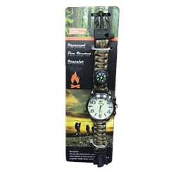 Наручные часы Paracord Fire Starter Bracelet