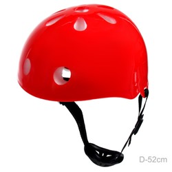 Шлем защитный. 4-16лет / Yan-12R / уп 50 / красный