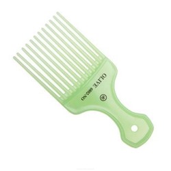 Dewal Гребень для волос / Olive 6802, пластик, зеленый