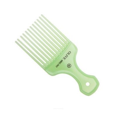 Dewal Гребень для волос / Olive 6802, пластик, зеленый