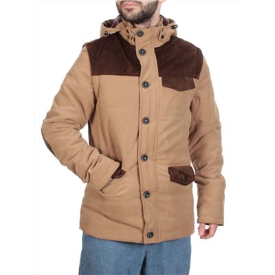 J830111 KHAKI/CAMEL  Куртка-жилет мужская зимняя NEW B BEK (150 гр. синтепон)