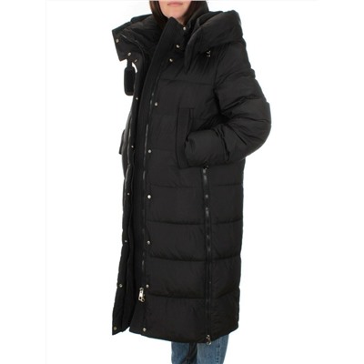 2109 BLACK Пальто зимнее женское (200 гр .холлофайбер)