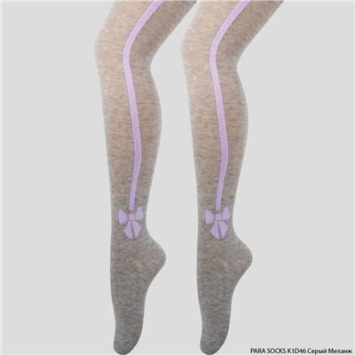 Колготки детские Para Socks (K1D46) серый меланж
