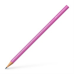 Чернографитный карандаш Sparkle Summer, розовый корпус, в картонной коробке, 12 шт