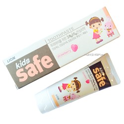 Детская зубная паста со вкусом клубники Kids Safe CJ Lion, Корея, 90 г Акция