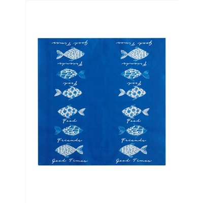 Бумажные салфетки с морской тематикой 33x33 см 20 шт