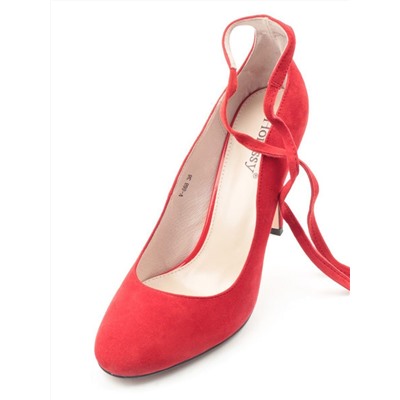 06-V-888 RED Туфли женские (натуральная замша)