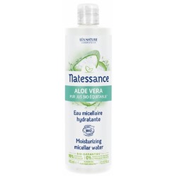 Natessance Aloe Vera Pur Jus Bio ?quitable Eau Micellaire Hydratante Bio 400 ml