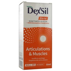 Dexsil Forte Articulations + MSM Glucosamine Chondro?tine Gel Corporel Roll-On 50 ml