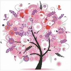 АЖ.SP-343 "Дерево в розовых цветах"