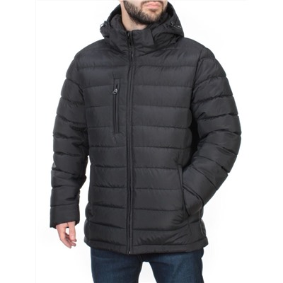 4017-L BLACK Куртка мужская зимняя ROMADA (200 гр. холлофайбер)