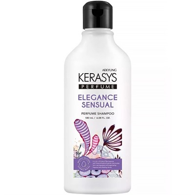 KeraSys Elegance Sensual Шампунь для волос парфюмированный Элеганс 180 мл