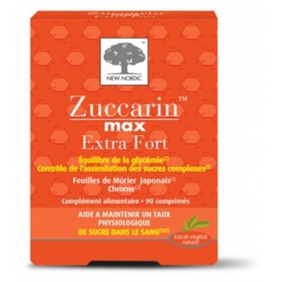 New Nordic Zuccarin Max Extra Fort 90 Comprim?s