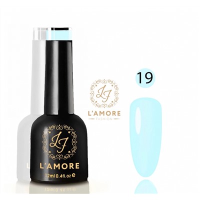 Гель лак для ногтей Luxury L’AMORE FASHION 12мл тон 19