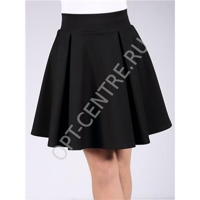 Pleat mini skirt 01