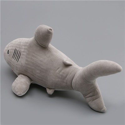 Мягкая игрушка «Акула», 55 см, цвет серый