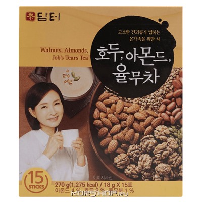 Миндальный ореховый чай Damtuh, Корея, 270 г Акция
