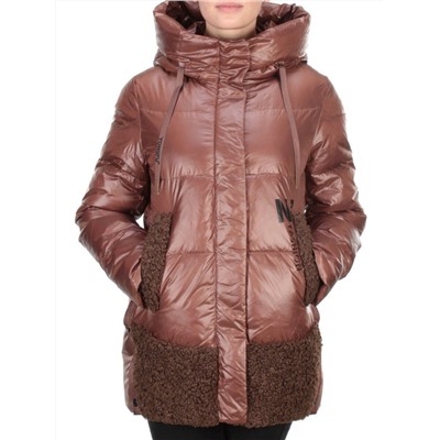 0706 BROWN Куртка зимняя женская PAR TEN (200 гр. холлофайбера)