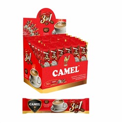 Кофейный напиток растворимый Camel 3in1 Coffee крепкий 15гр (упаковка 50шт)