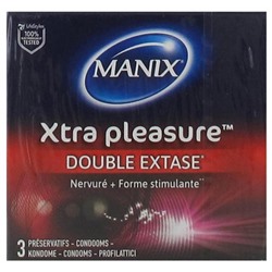 Manix Xtra Pleasure Double Extase 3 Pr?servatifs