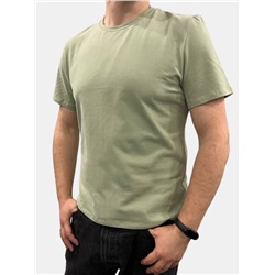 Фуфайка (футболка) мужская 7222-17008/5; ХБ115 оливка