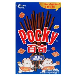 Палочки со вкусом двойного шоколада Pocky Glico, Китай, 55 г Акция