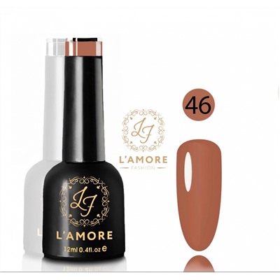 Гель лак для ногтей Luxury L’AMORE FASHION 12мл тон 46