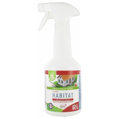 V?tobiol Spray Habitat Antiparasitaire Insecticide Bio 500 ml