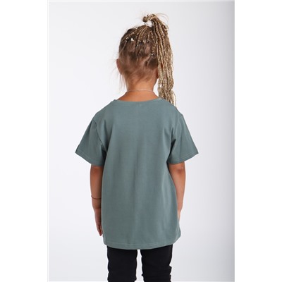 Детская футболка Д-1 Зеленый