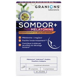 Granions Somdor+ M?latonine 15 Comprim?s